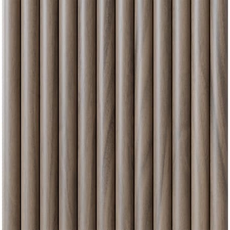 Designs Of Distinction 1" Single Bead Tambour - Walnut (12"W x 48"L) 011248104WL1